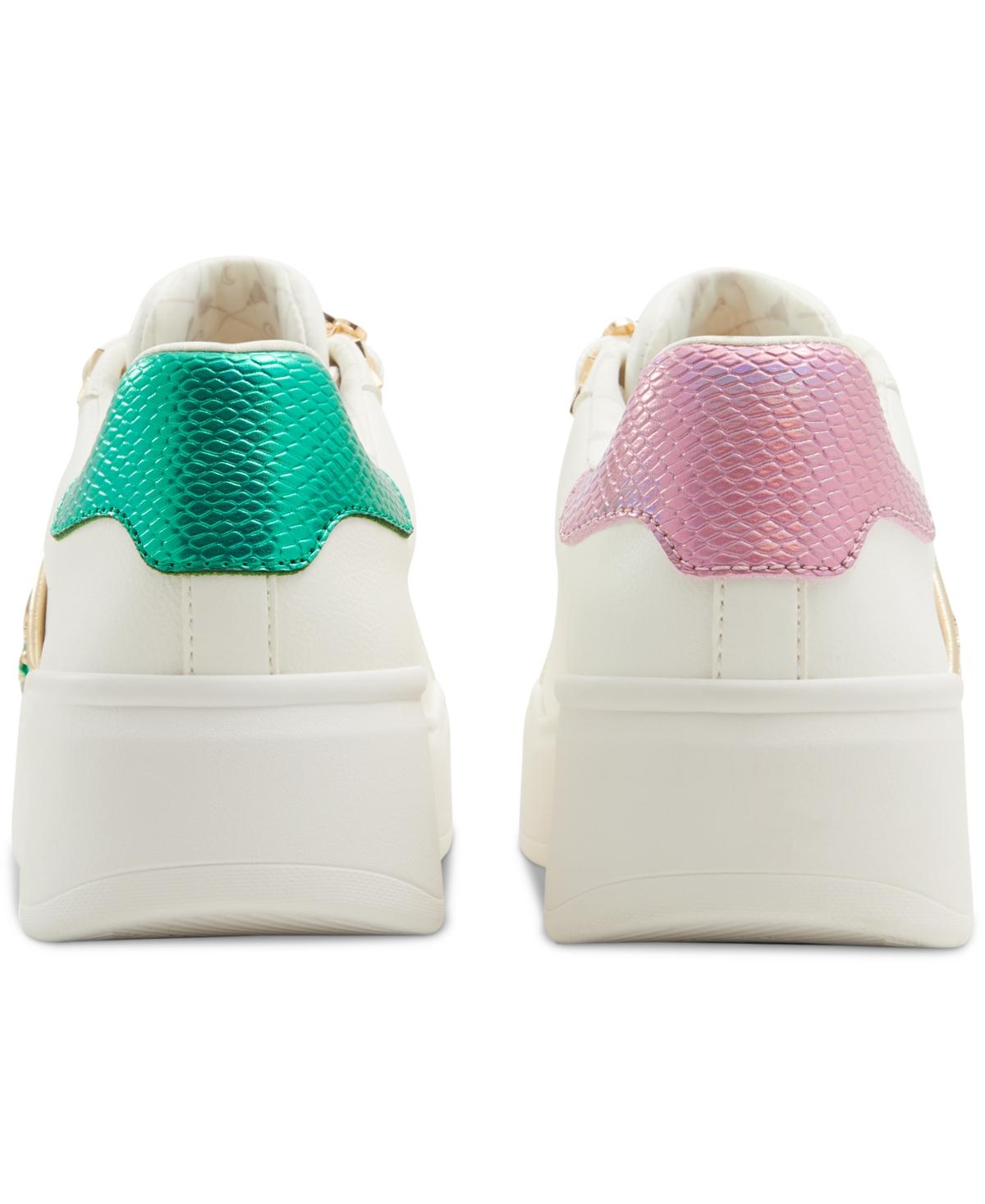 Destinedtofly Embellished Lace-Up Sneakers