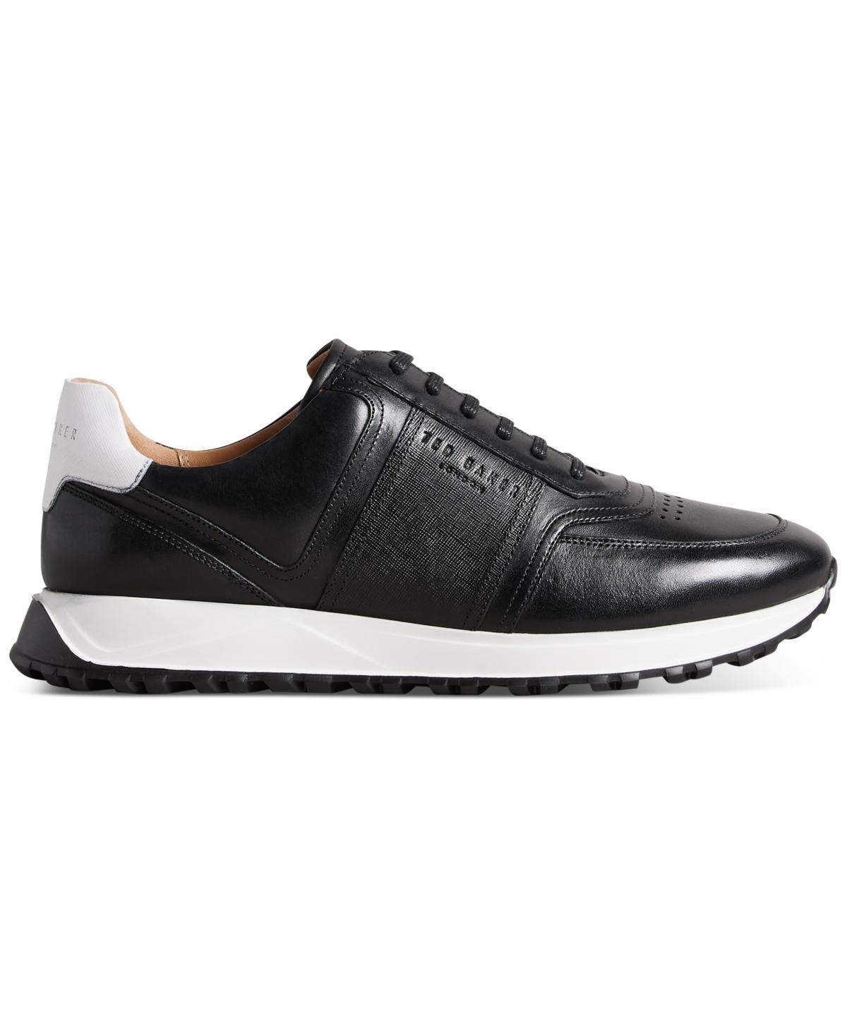 Men's Frayne Leather and Suede Retro-Style Sneaker