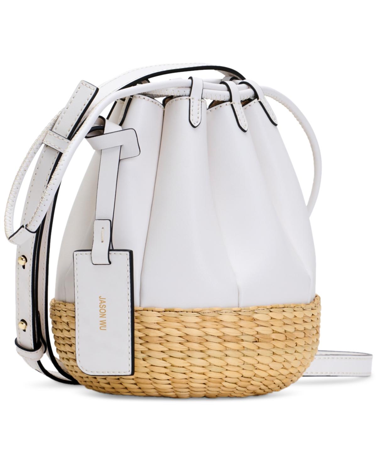 Tulip Leather Basket Bag