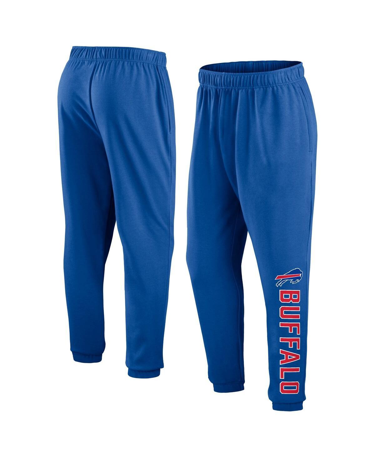 Men's Royal Buffalo Bills Chop Block Fleece Sweatpants