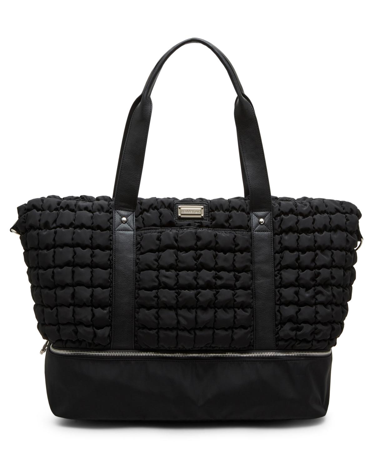 Katy Quilted Nylon Weekender Bag