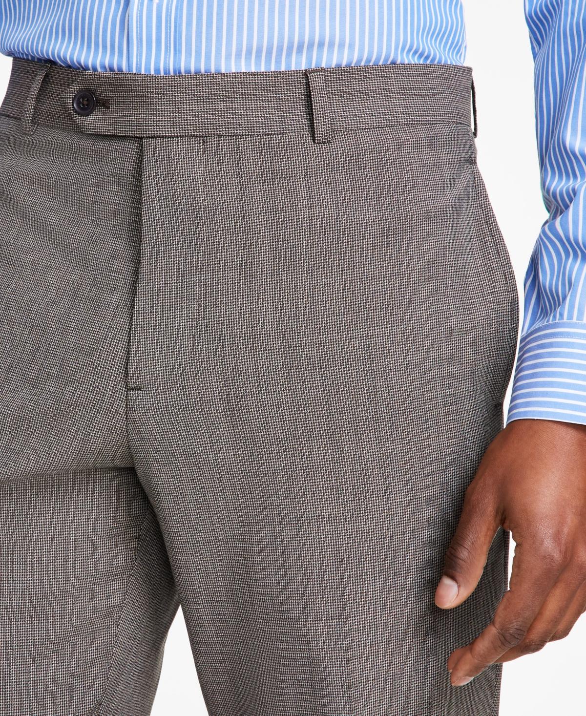 Men's Classic-Fit Stretch Wool Blend Suit Pant