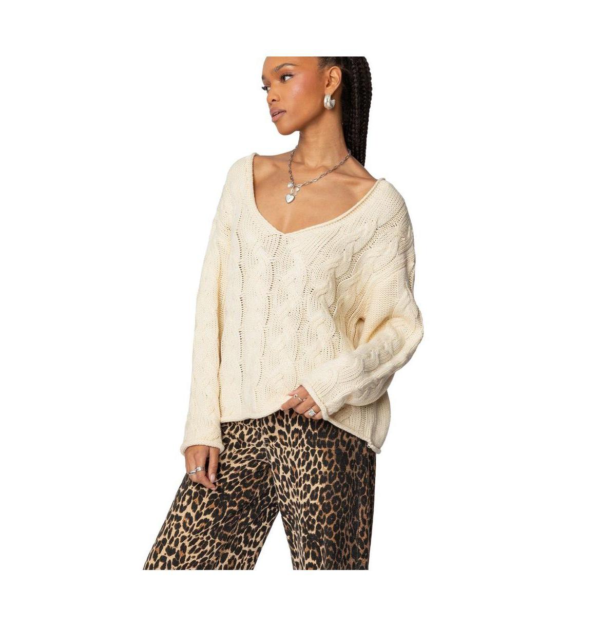 Women's Inga Oversized Cable Knit Sweater