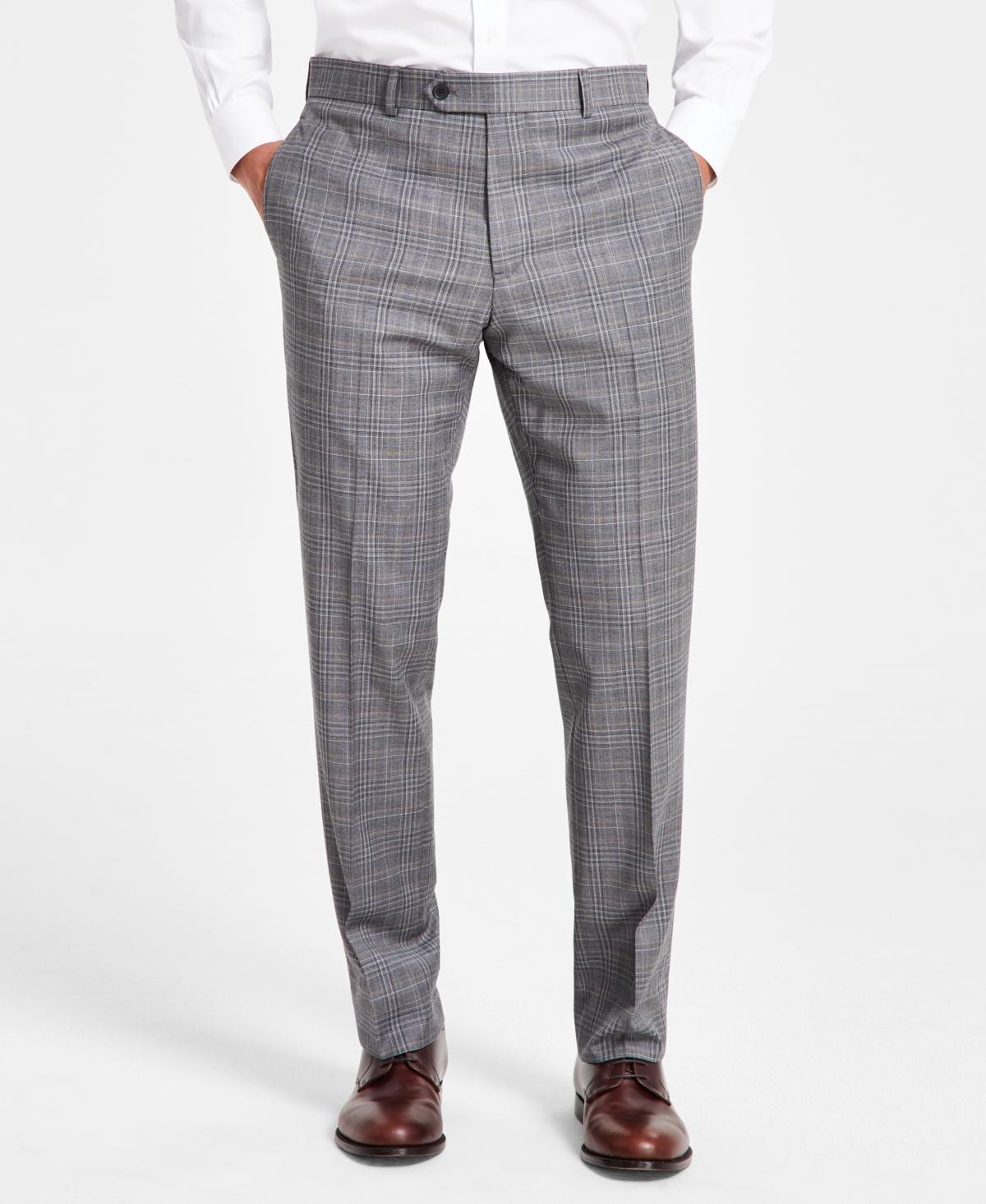 Men's Classic-Fit Wool Blend Suit Pants