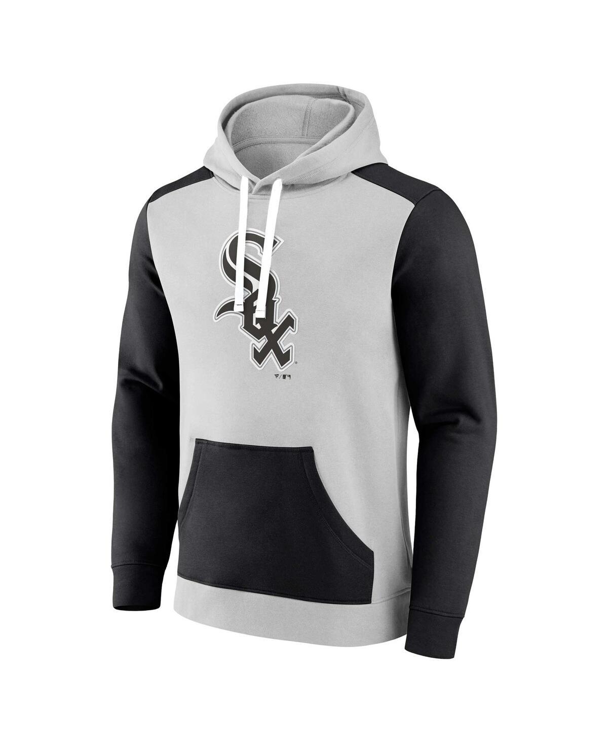 Men's Gray, Black Chicago White Sox Arctic Pullover Hoodie