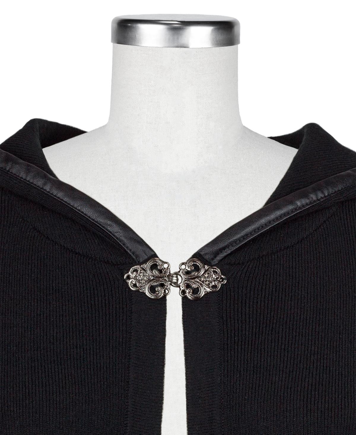 Women's Hooded Cape with Clasp