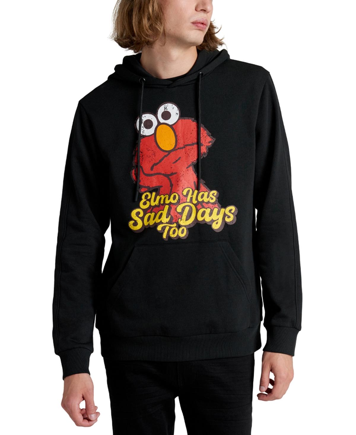 X Sesame Street Men's Slim Fit Elmo Hoodie