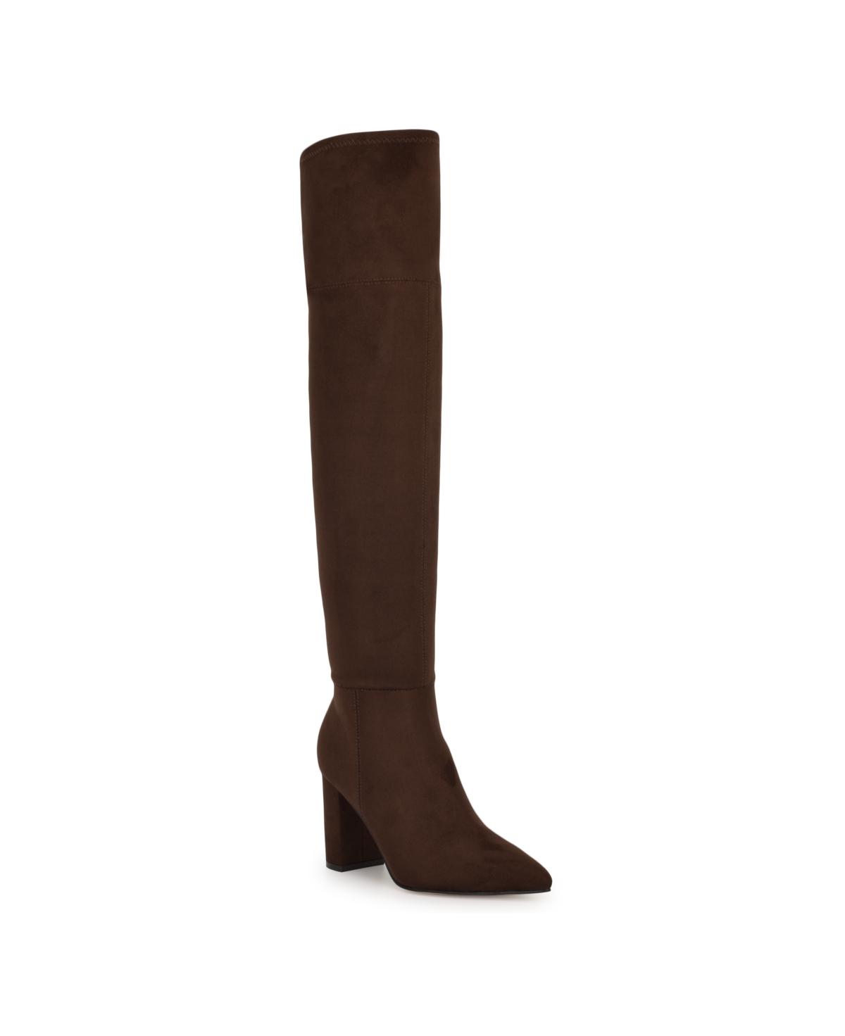 Women's Miykah Pointy Toe Over the Knee Boots