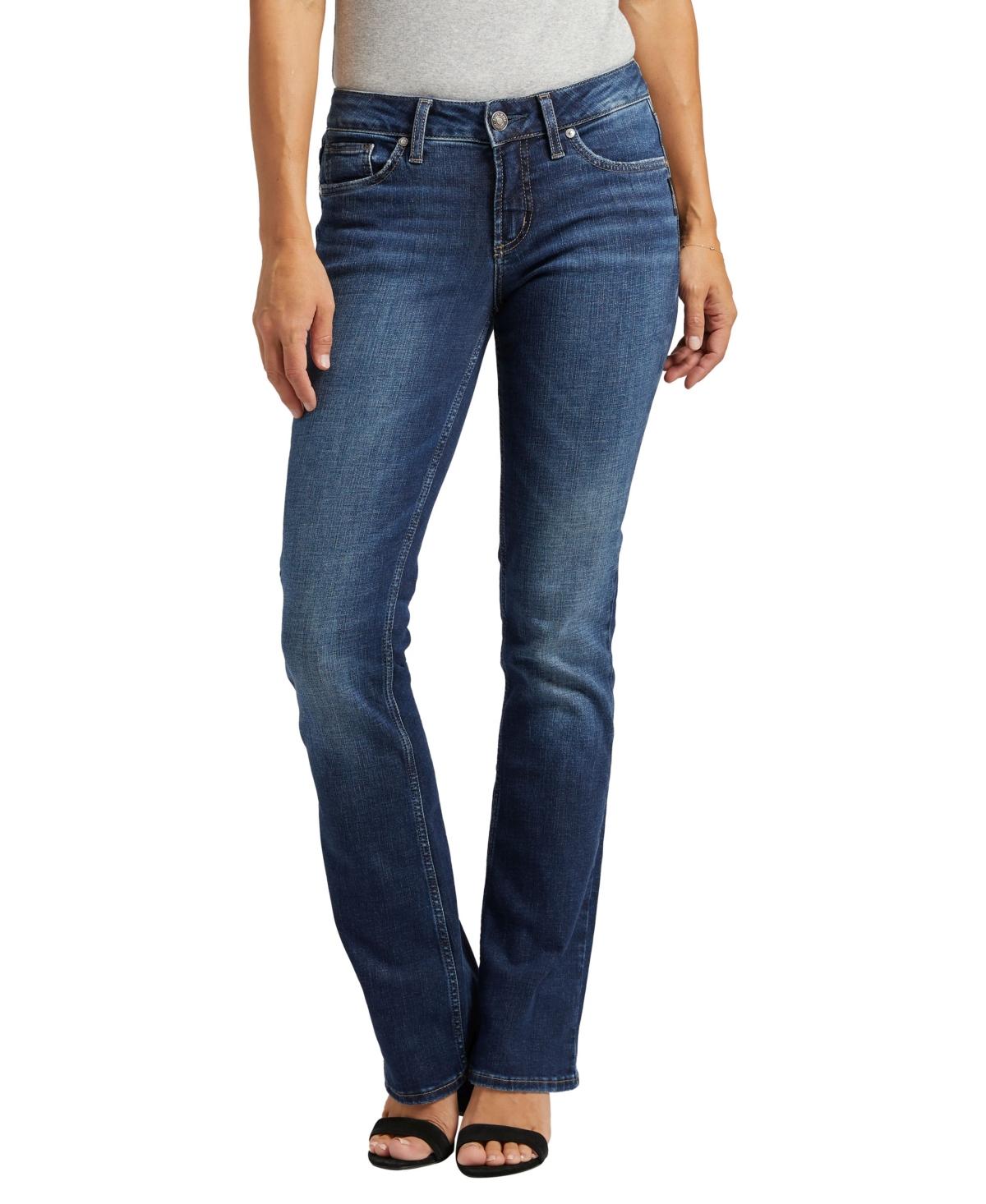 Suki Mid Rise Stretchy Slim Bootcut Jeans