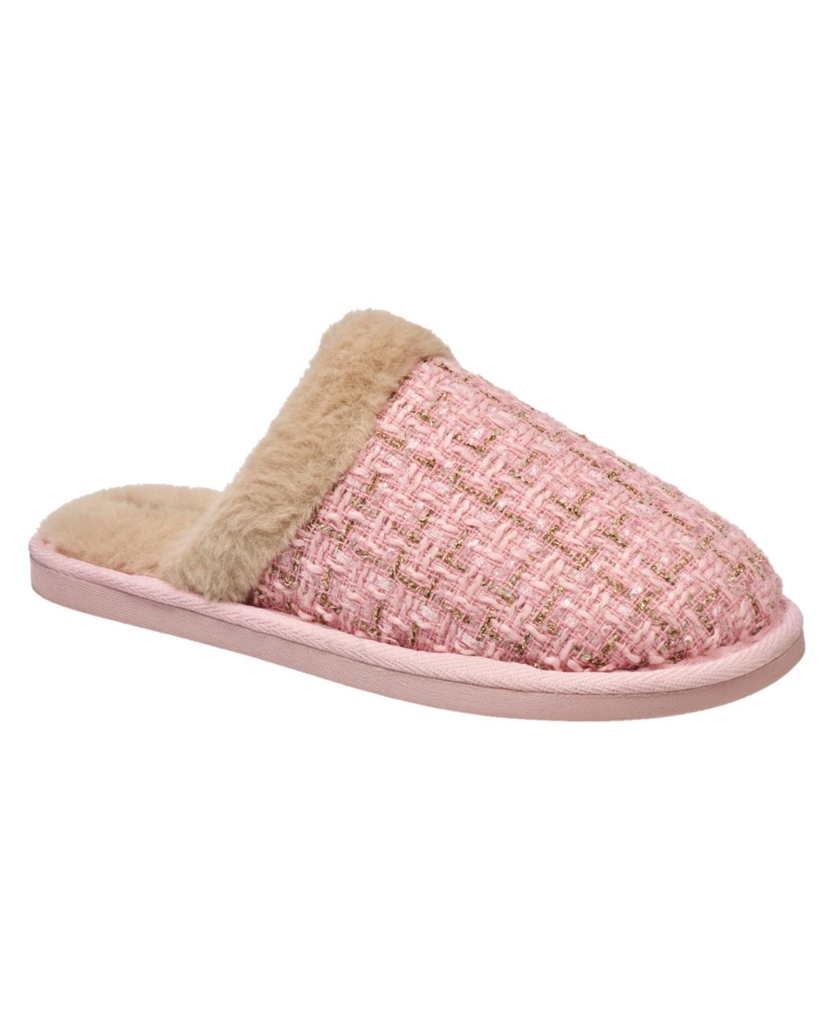 Women's Plaid Knit Slide