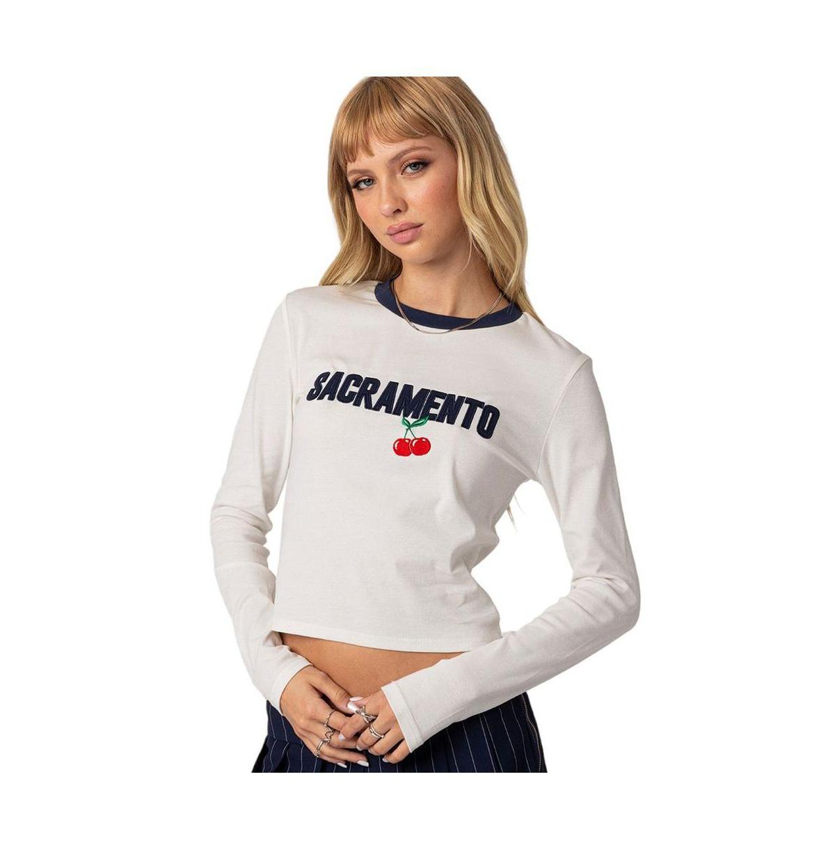 Women's Embroidered Sacramento T-Shirt