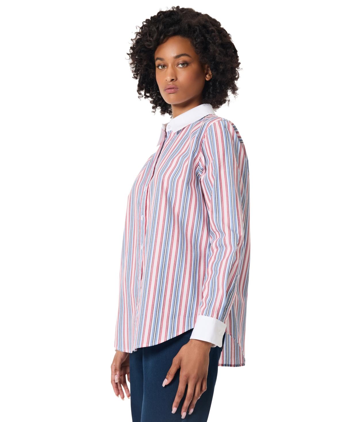 Women's Cotton Oversized Striped Shirt