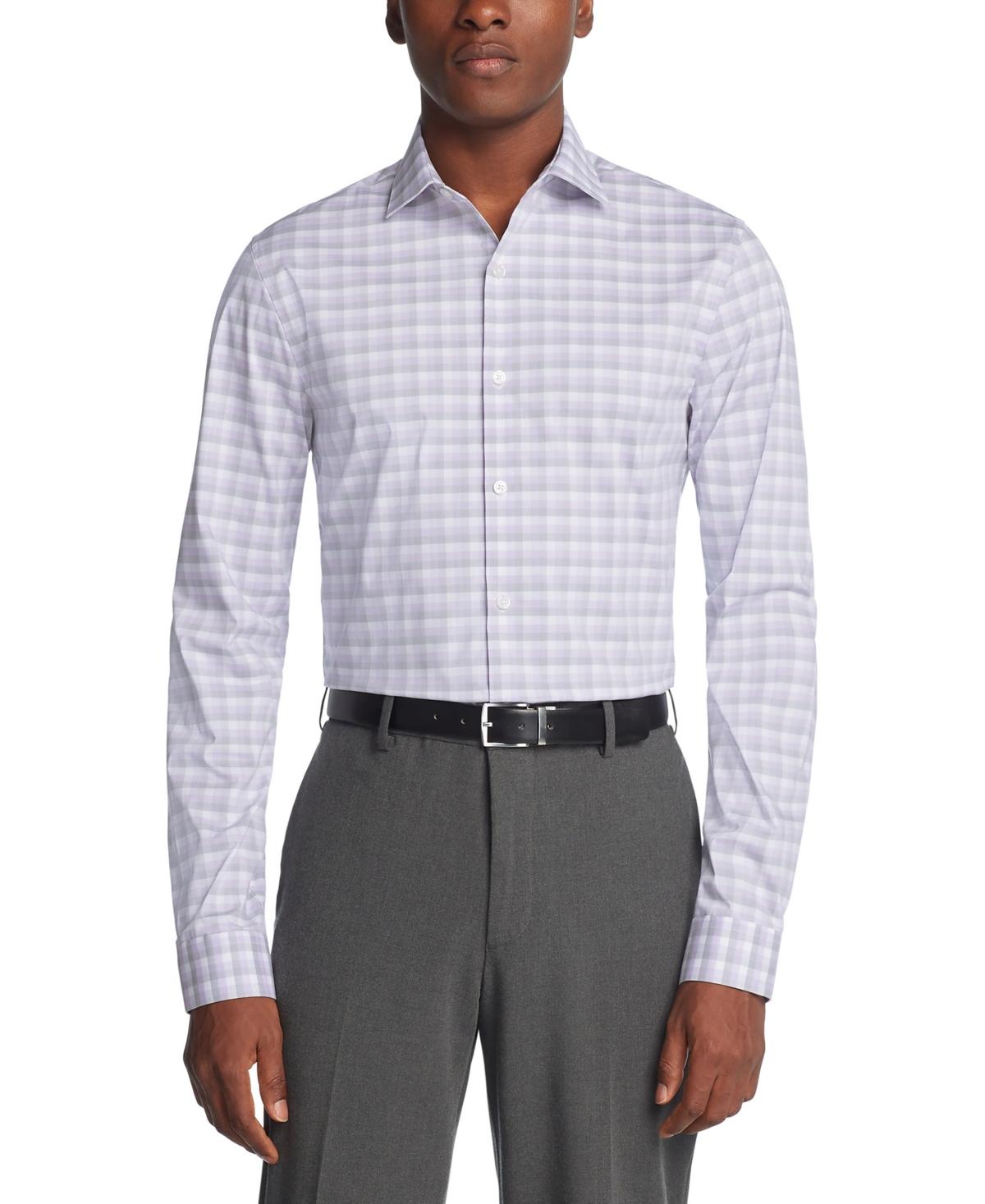 Men's Slim-Fit Flex Stretch Dress Shirt