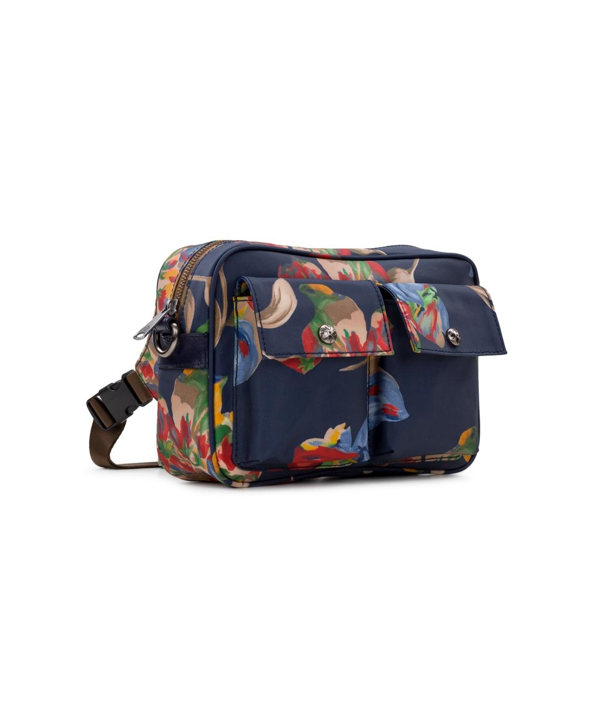 Praiano Belt Bag - Patina Coated Linen Canvas Le Fleur