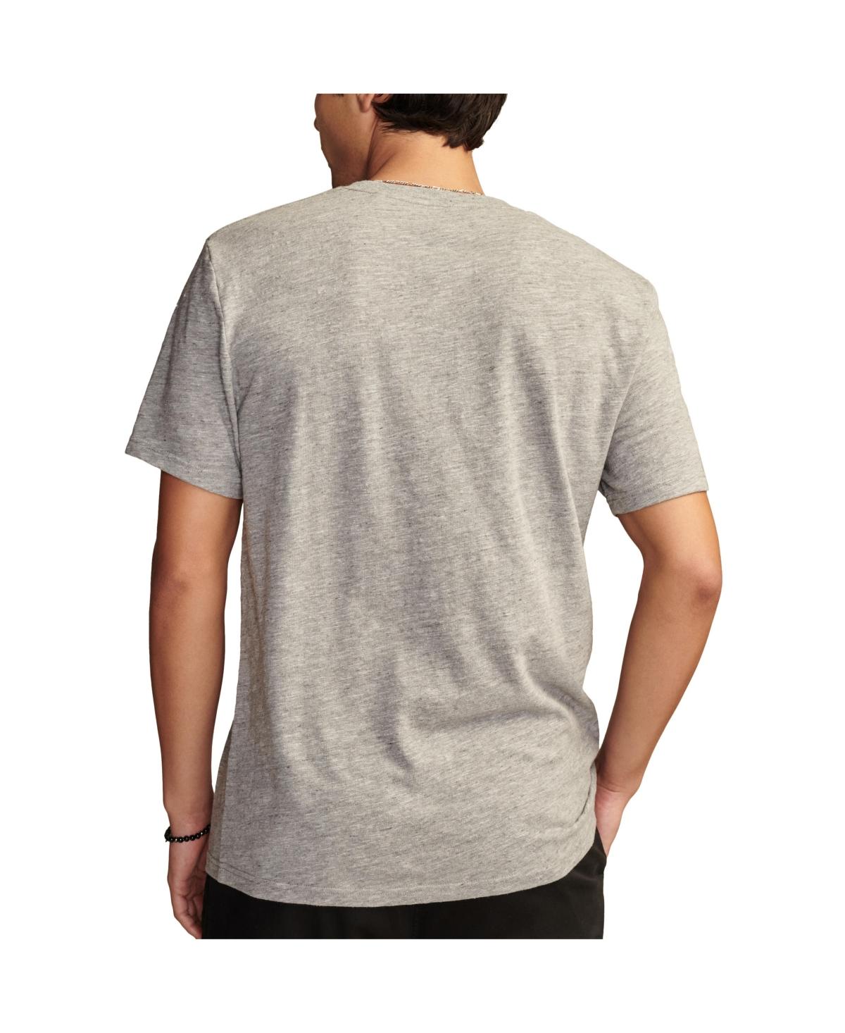 Men's Linen Short Sleeve Henley T-shirts