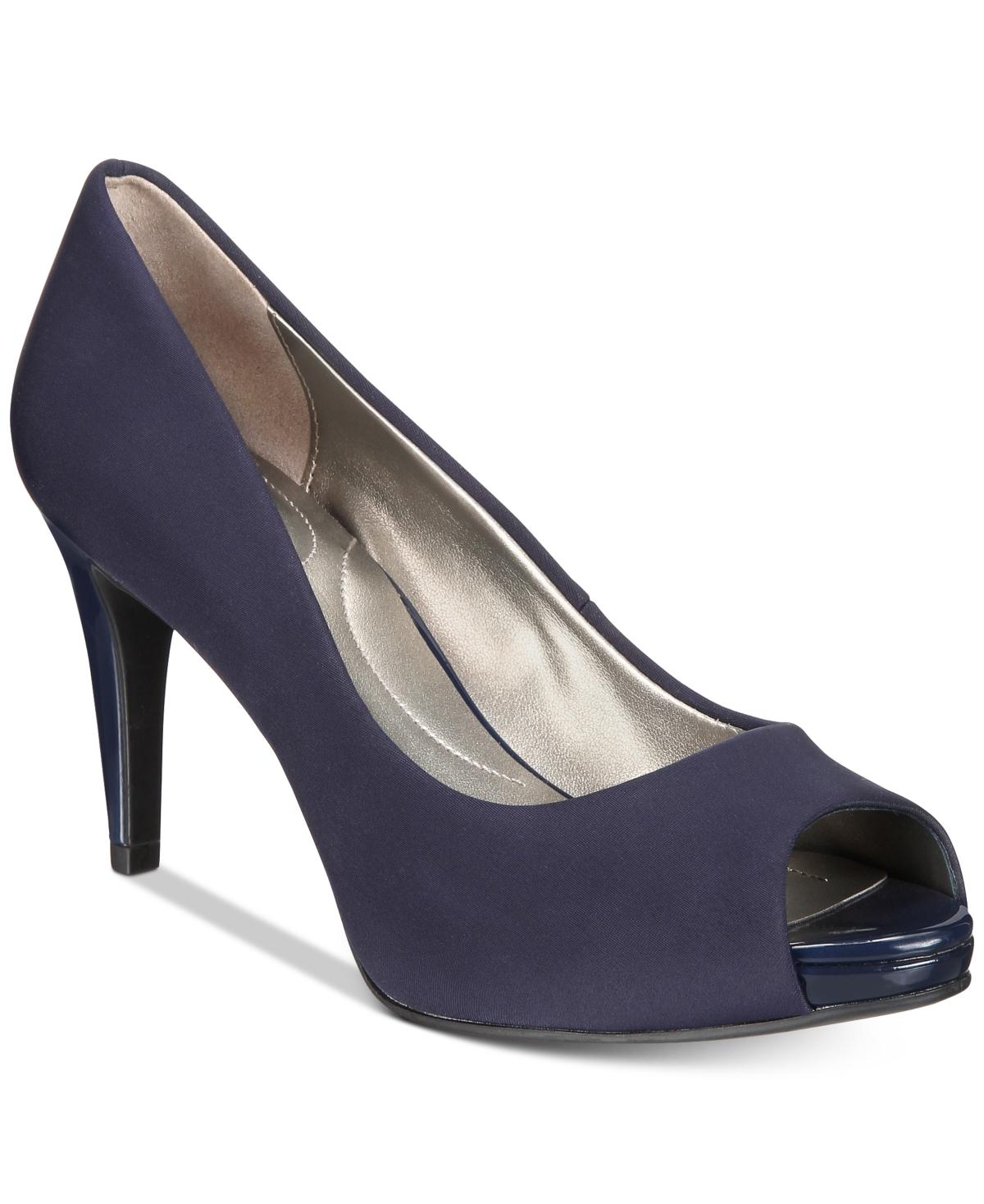 Women's Rainaa Platform Stiletto Peep Toe Pumps