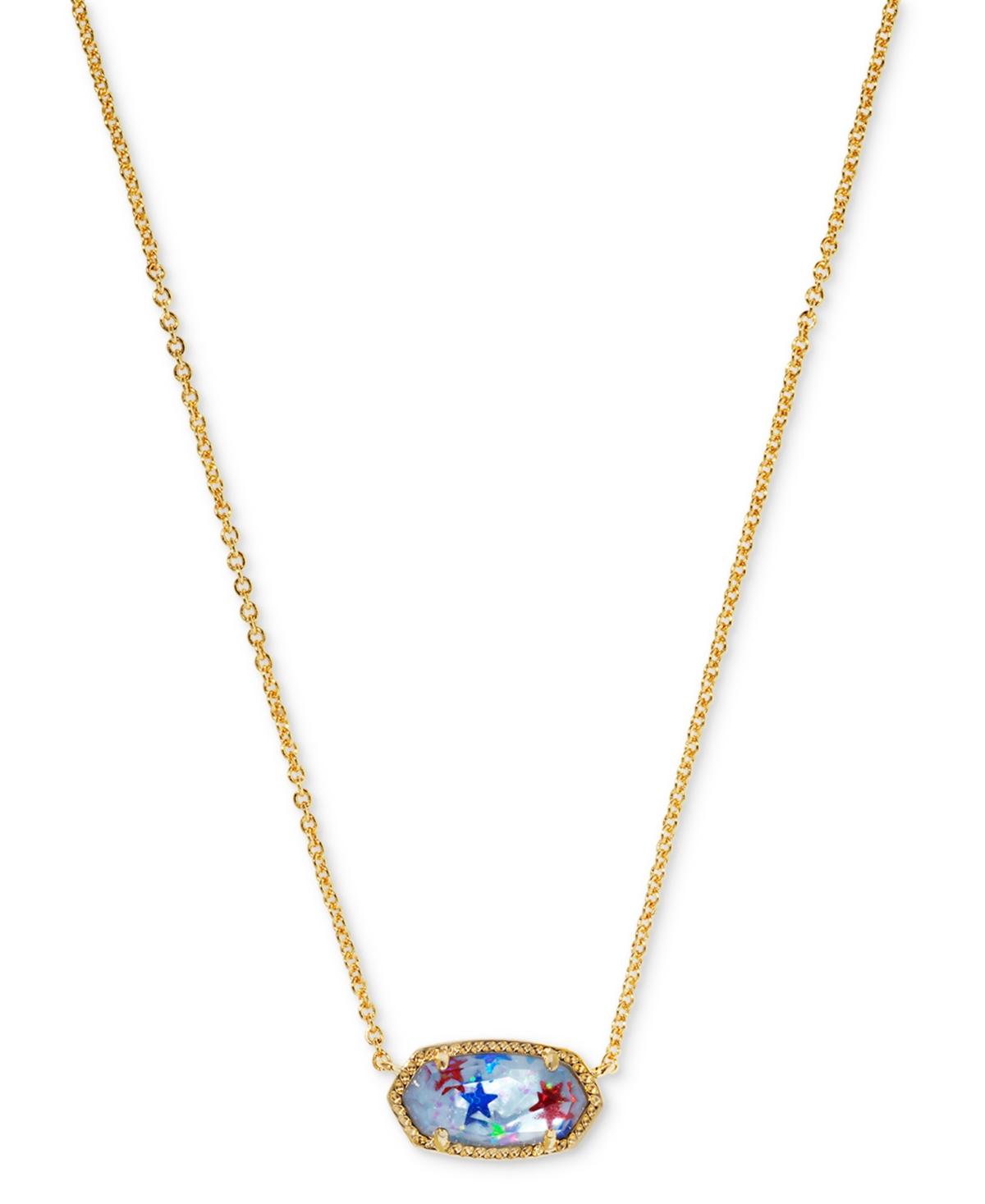 14K Gold Plated Elisa Pendant Necklace