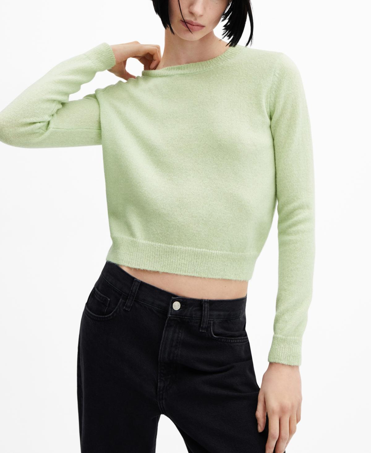 Women's Round-Neck Knitted Sweater