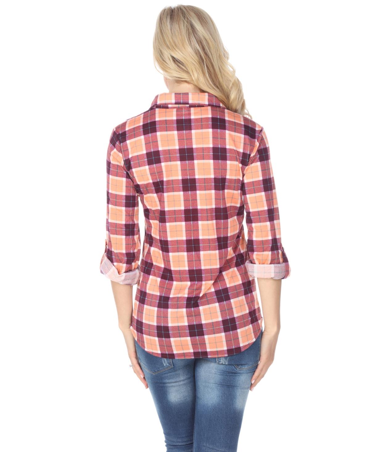 Women's Oakley Stretchy Plaid Top