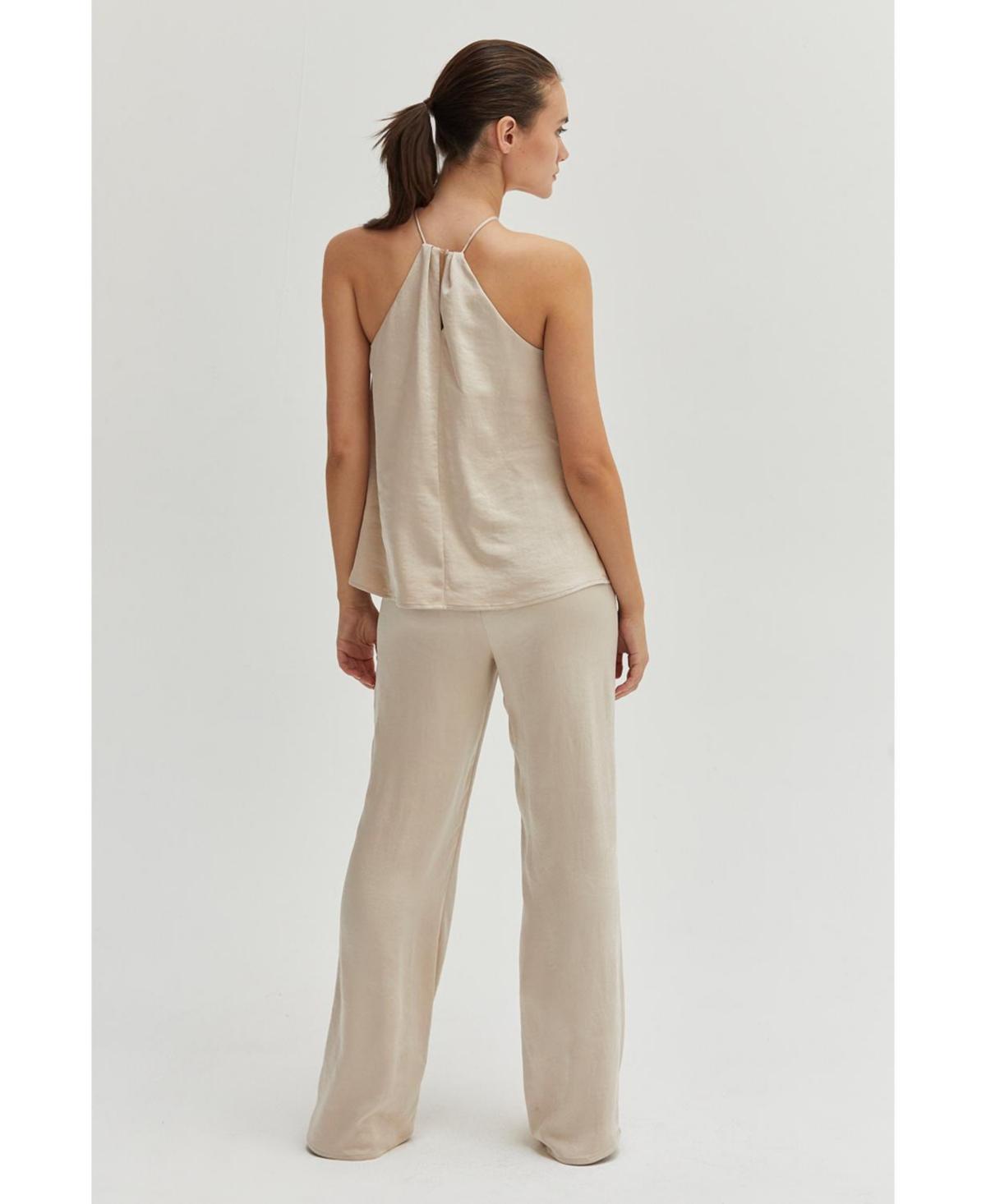 Women's Piper Pull-On Satin Trousers