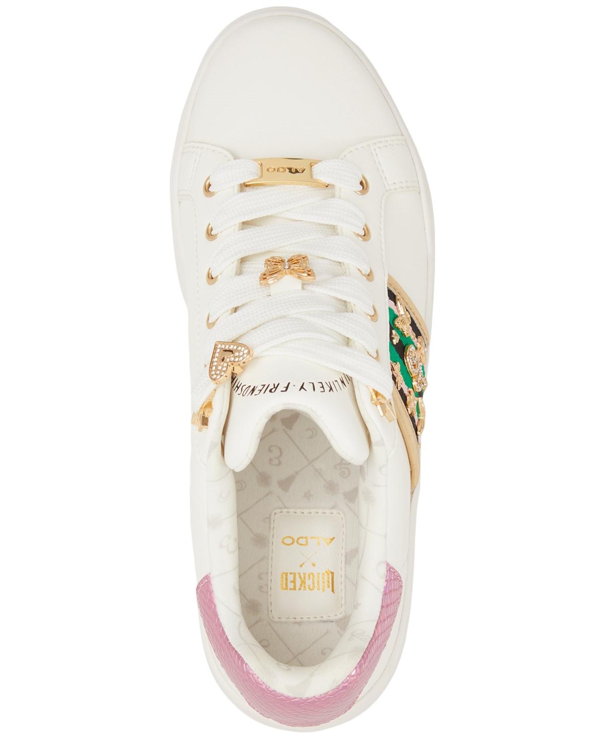 Destinedtofly Embellished Lace-Up Sneakers