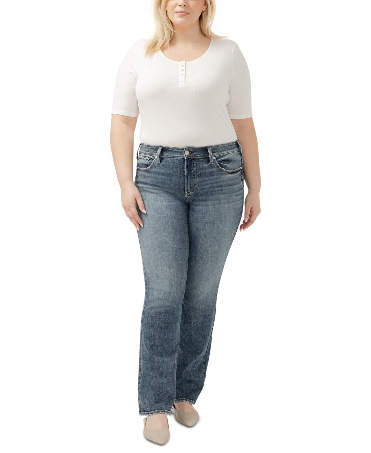 Plus Size Suki MidRise Curvy-Fit Bootcut Jeans