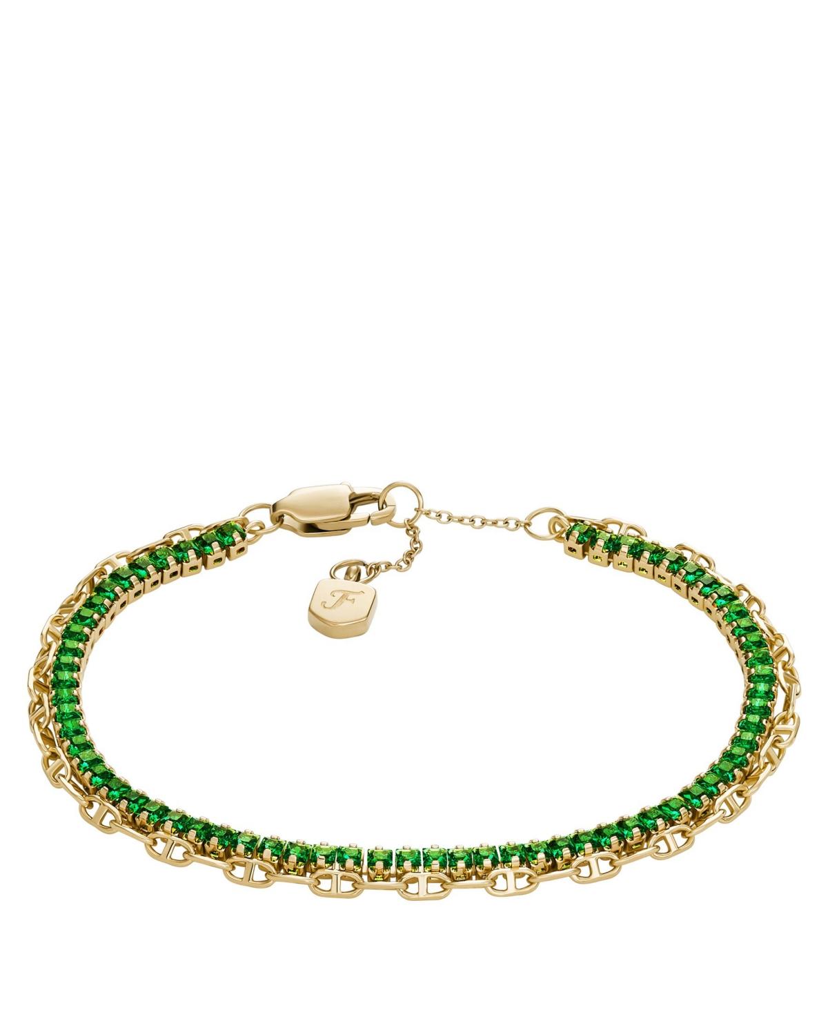 Heritage D-Link Glitz Chain Tennis Bracelet