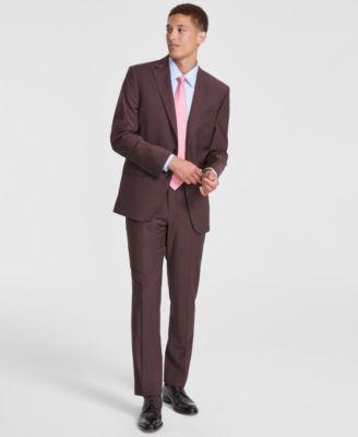 B by Men's Classic-Fit Wool Blend Suit