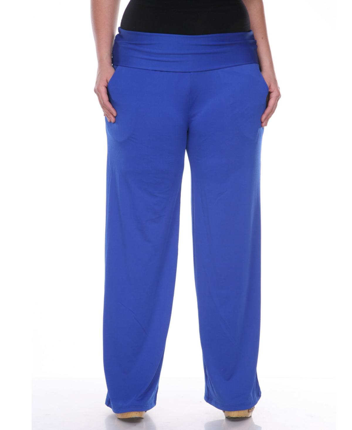 Plus Size Solid Palazzo Pants