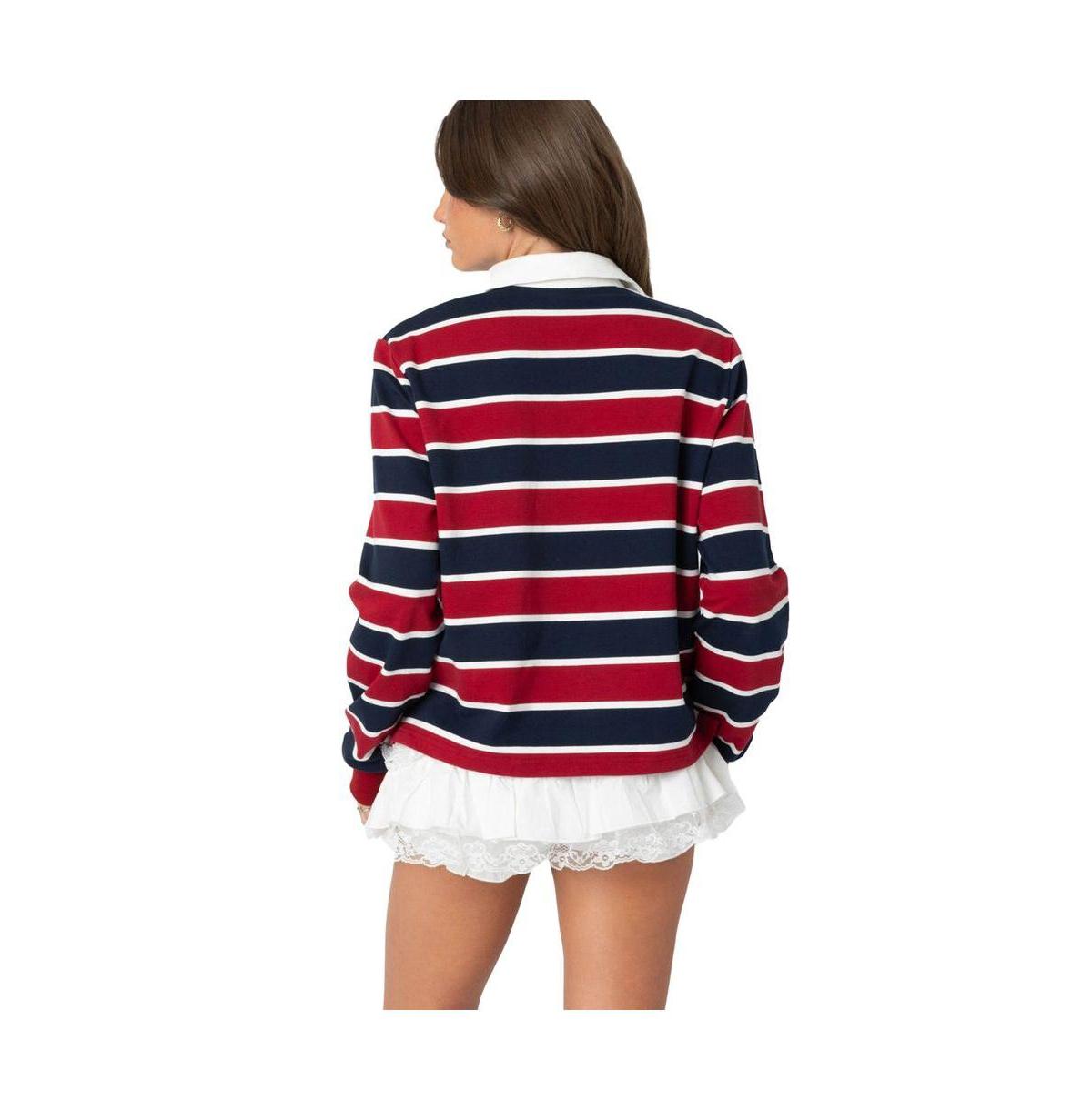 Women's Hanna Striped Collared Shirt