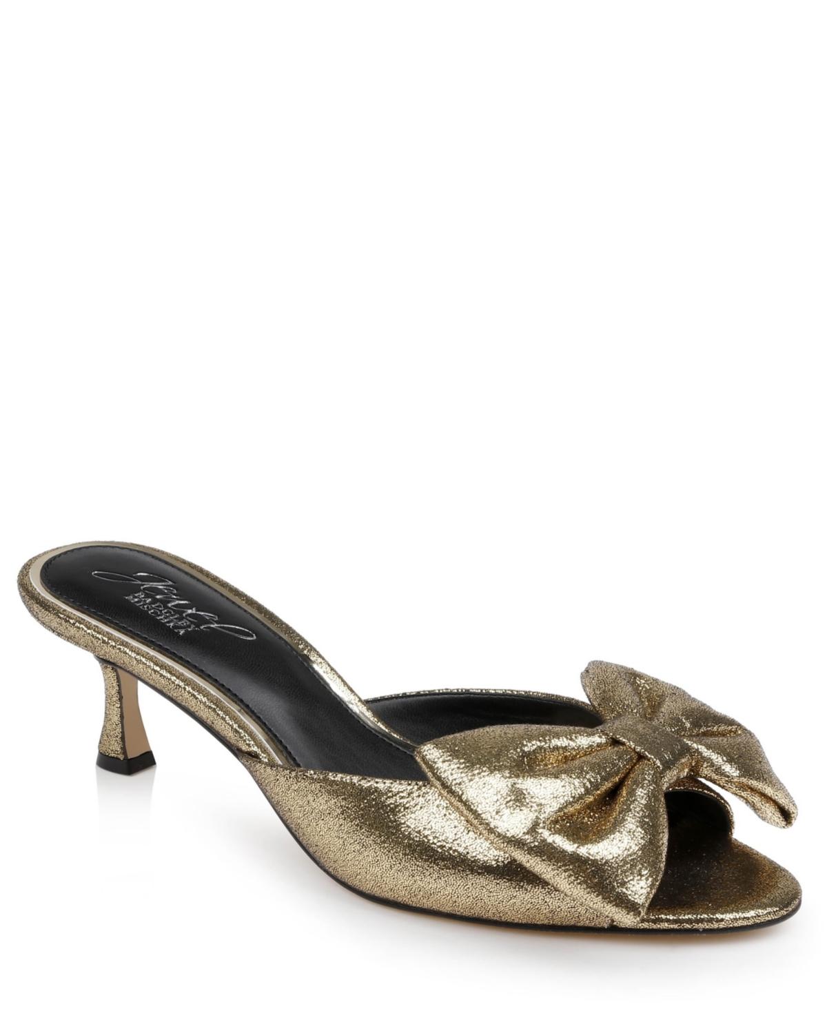 Kora Bow Slide Evening Sandal