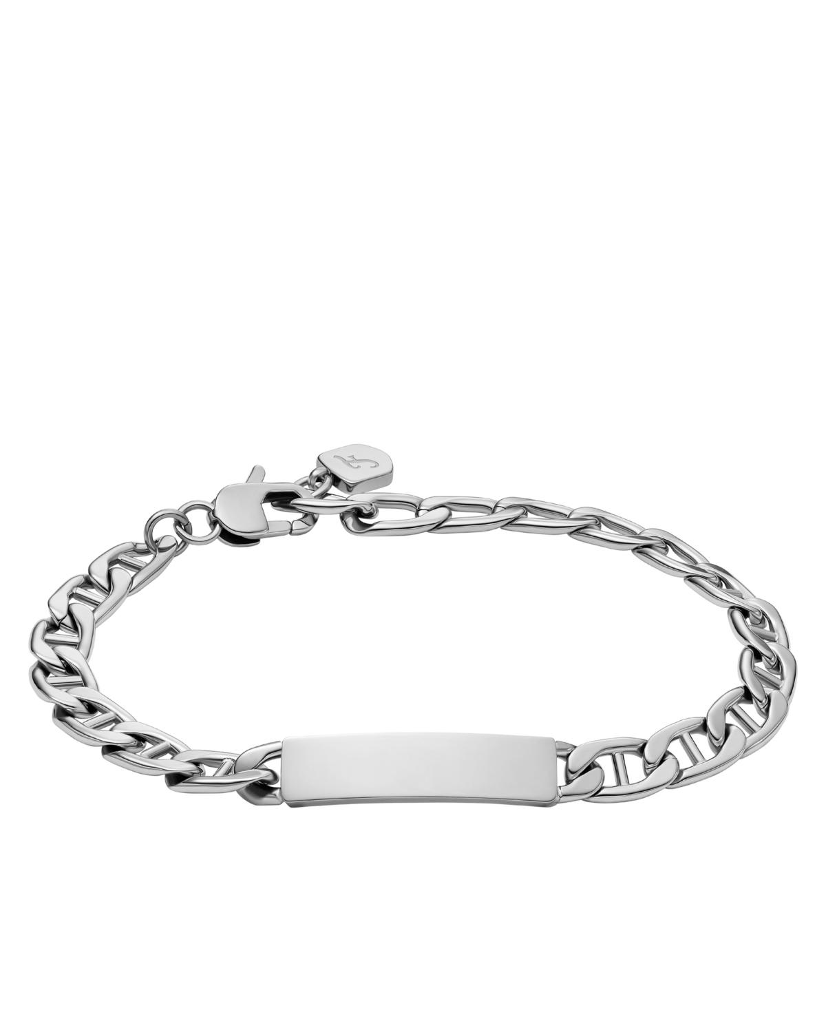 Drew Silver-Plated Stainless Steel ID Bracelet