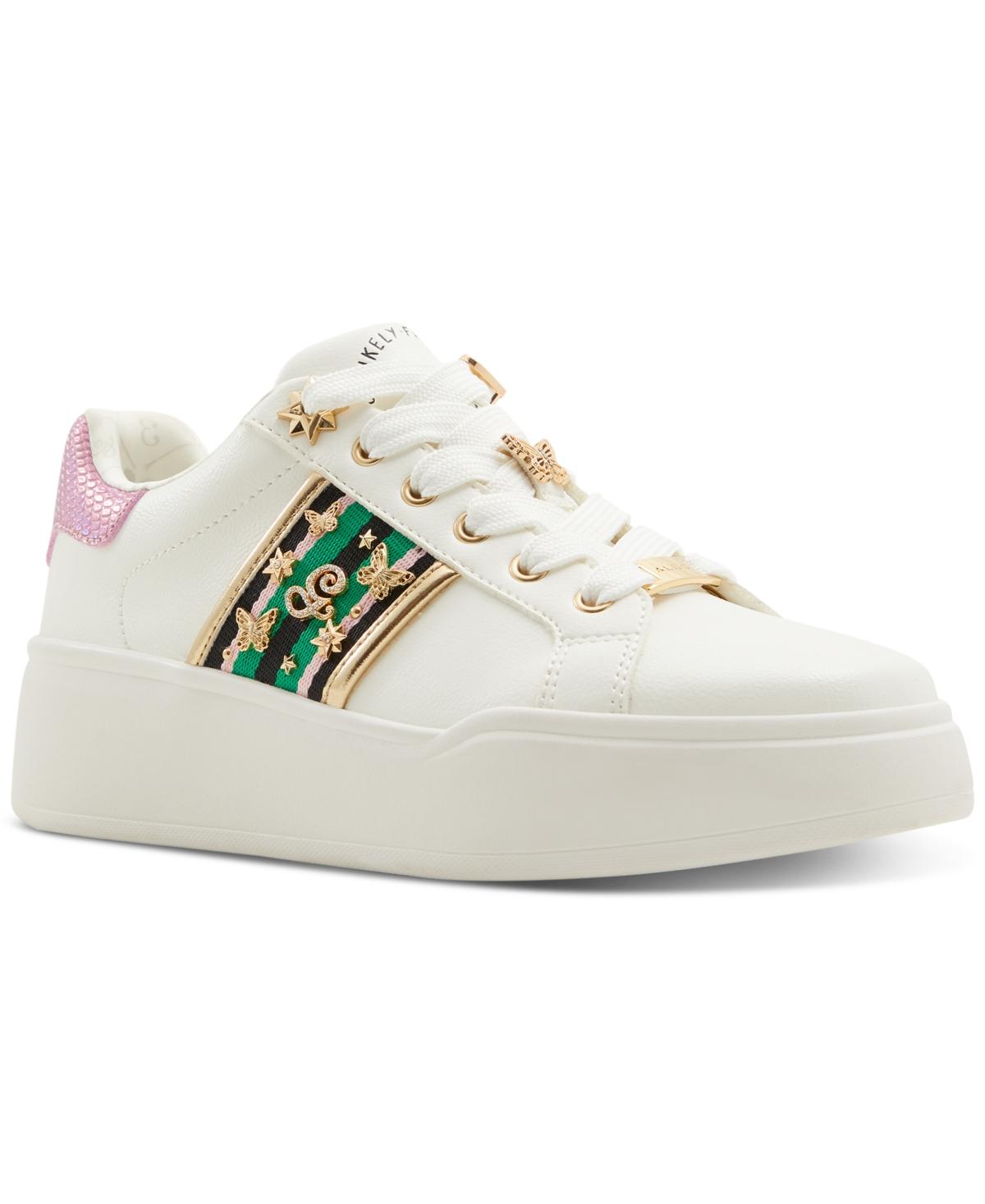 Destinedtofly Embellished Lace-Up Sneakers