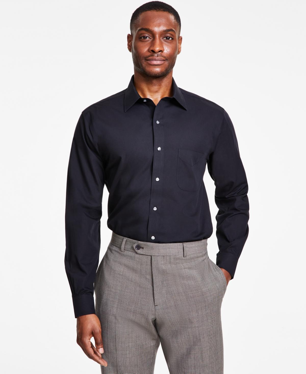 Men's Regular-Fit Solid Dress Shirt