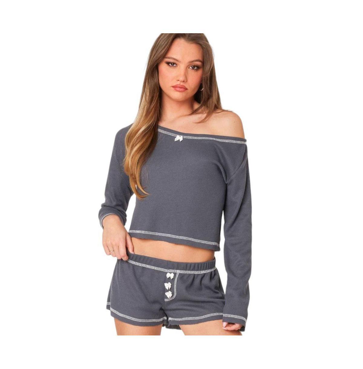 Women's Peoni stitch waffle top