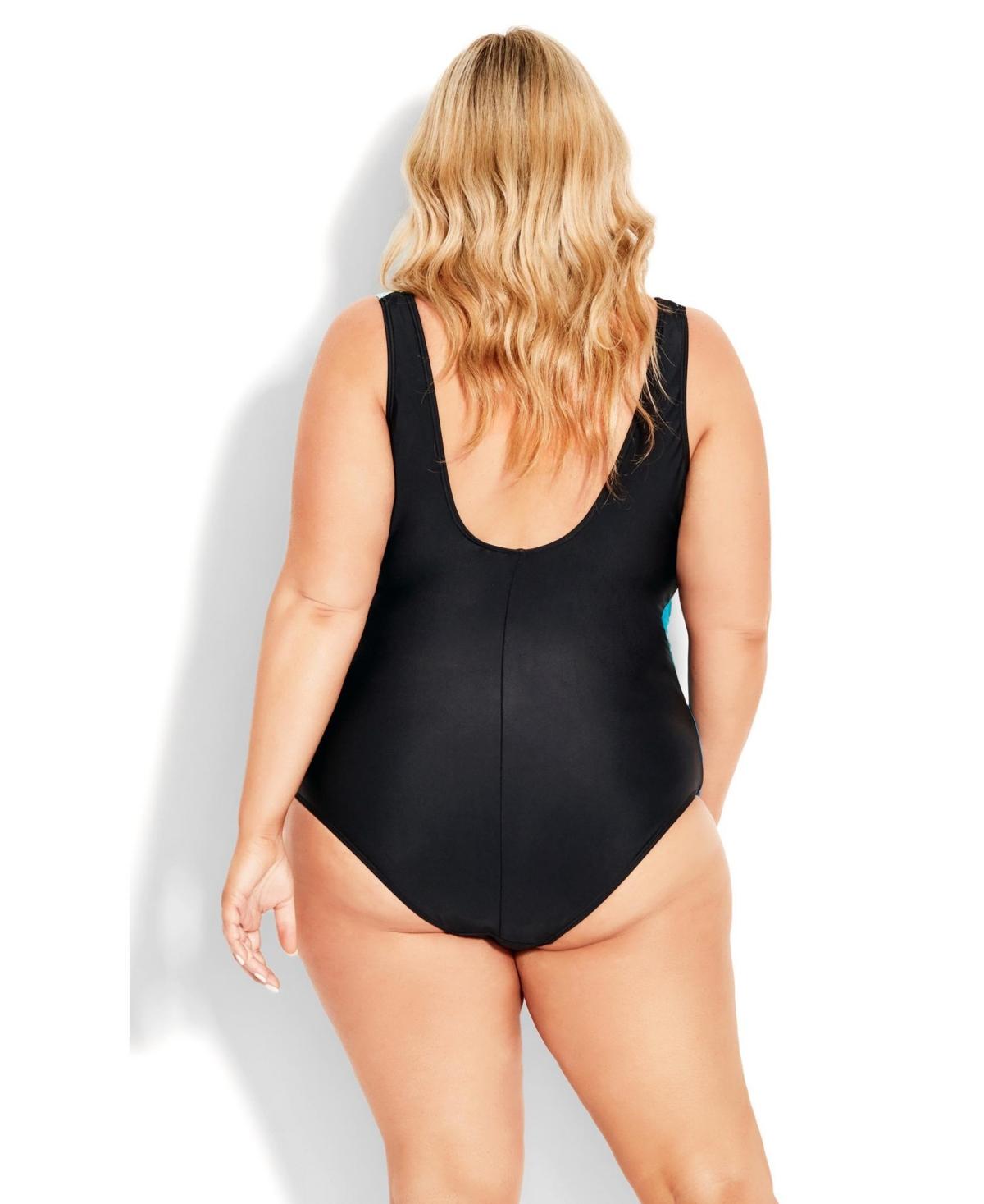 Plus Size Spliced 1 Piece