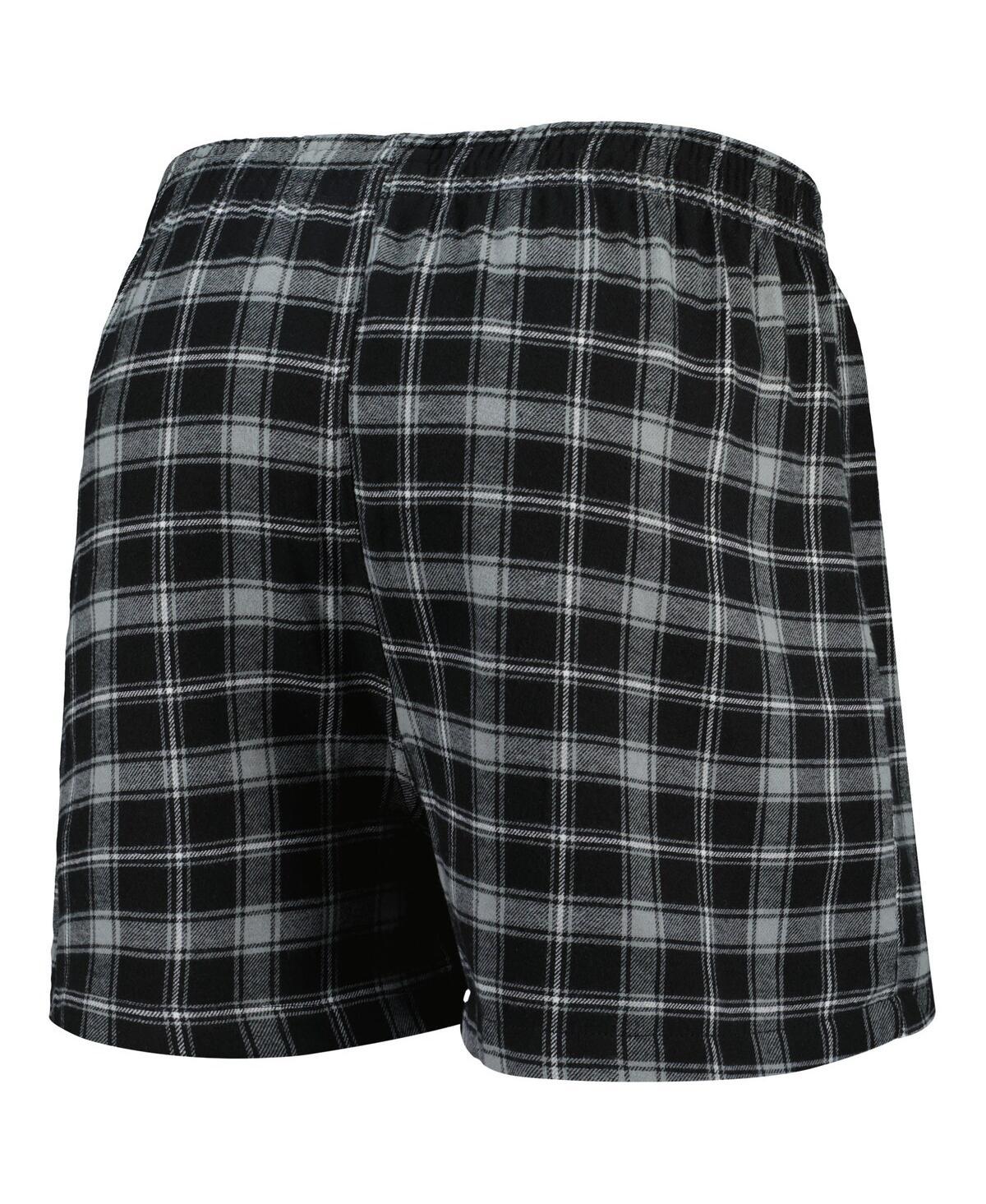 Men's Black, Gray Chicago White Sox Ledger Flannel Boxers