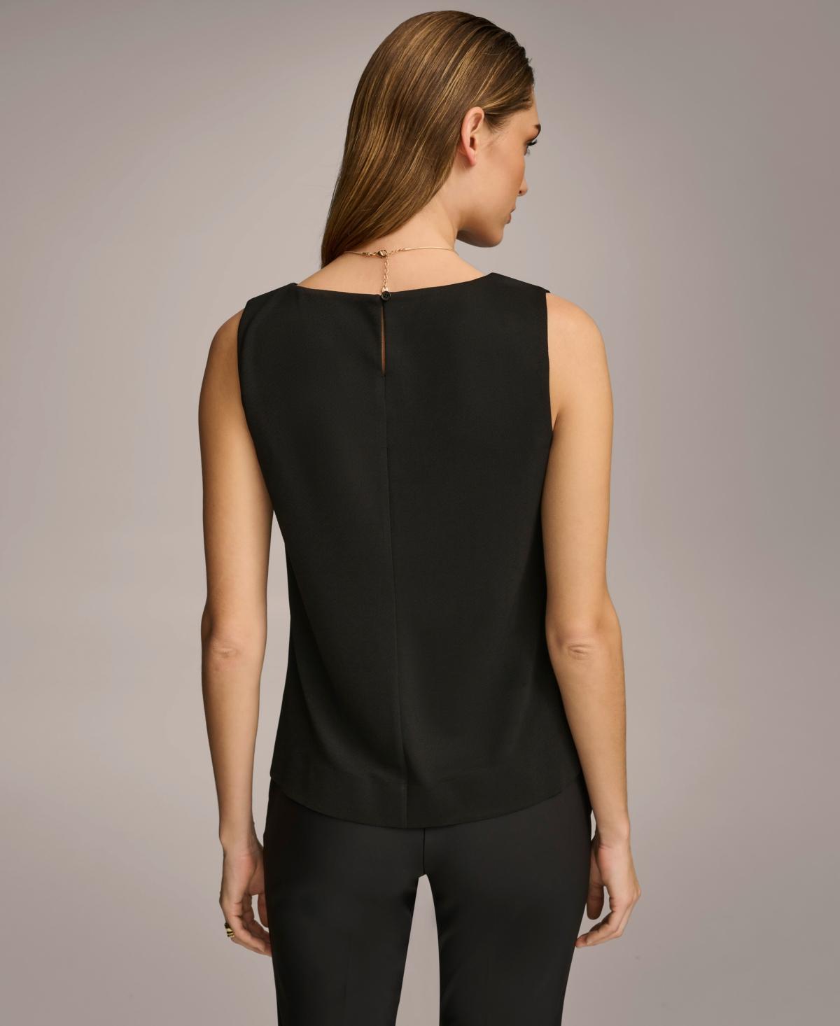 Donna Karan Women's Crewneck Sleeveless Top