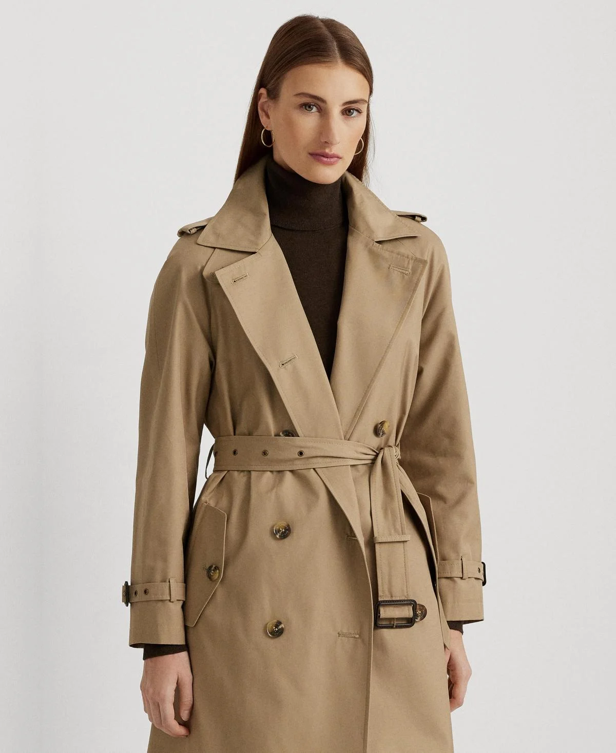 Women's Belted Maxi Trench Coat