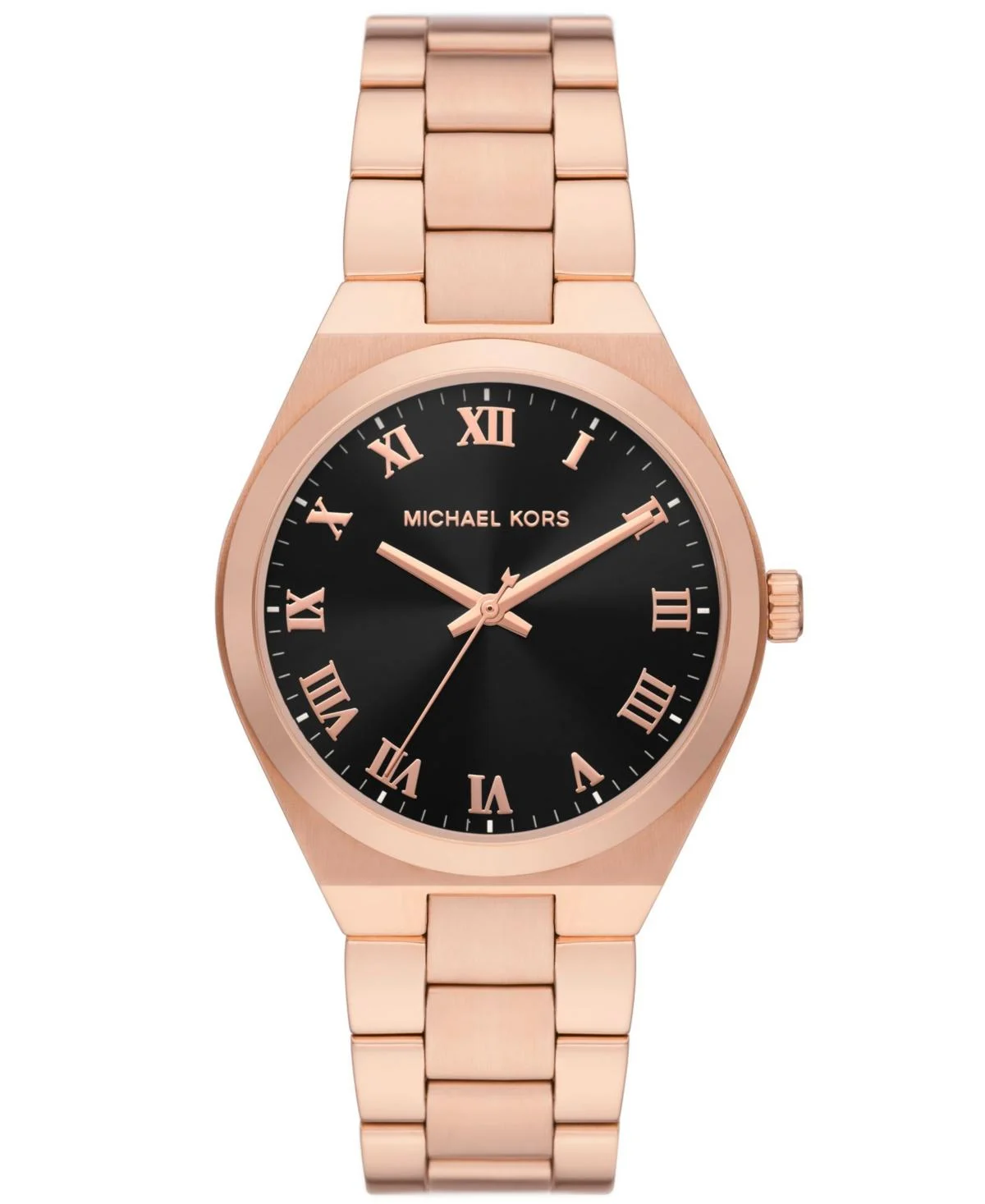 Women's Lennox Quartz Three-Hand Rose Gold-Tone Stainless Steel Watch 37mm