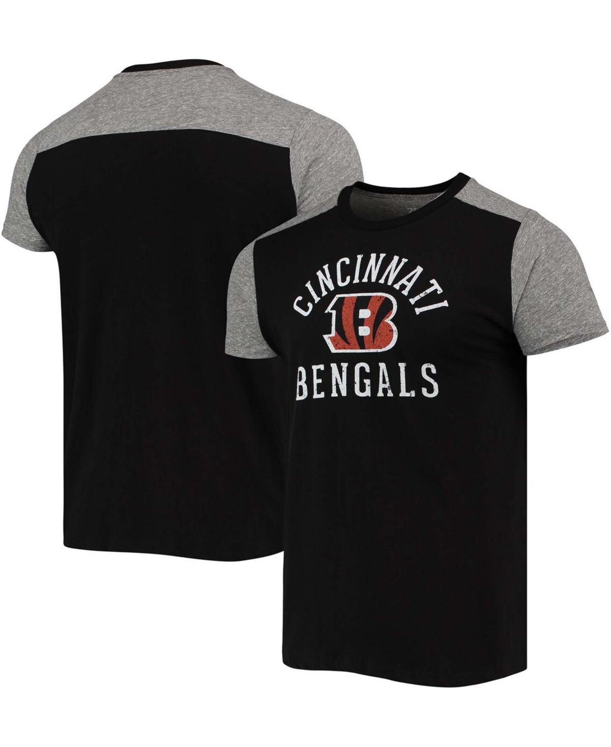 Men's Black, Gray Cincinnati Bengals Field Goal Slub T-shirt