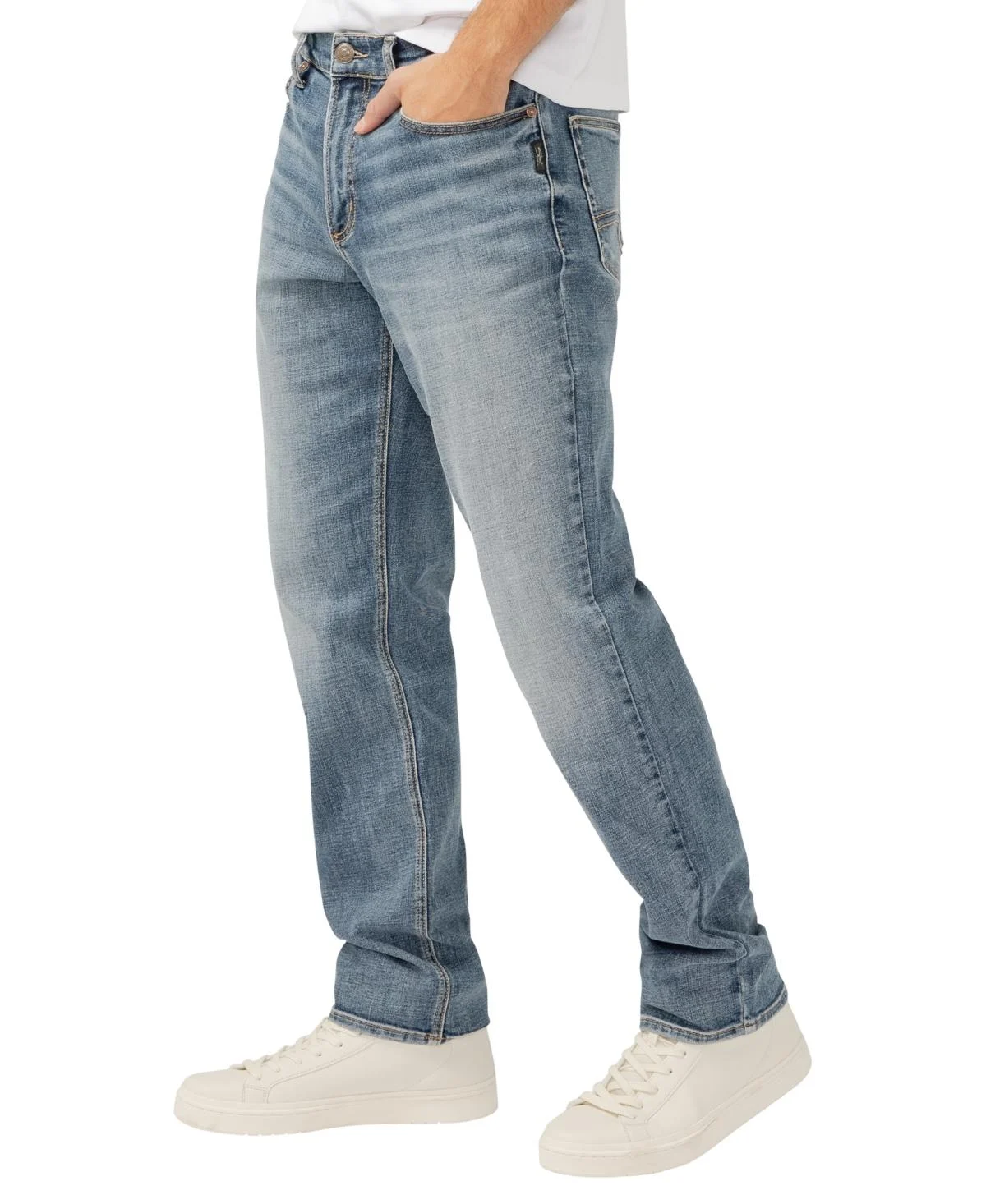 Men's Eddie Classic Athletic Fit Tapered Leg Luxe Heritage Jeans