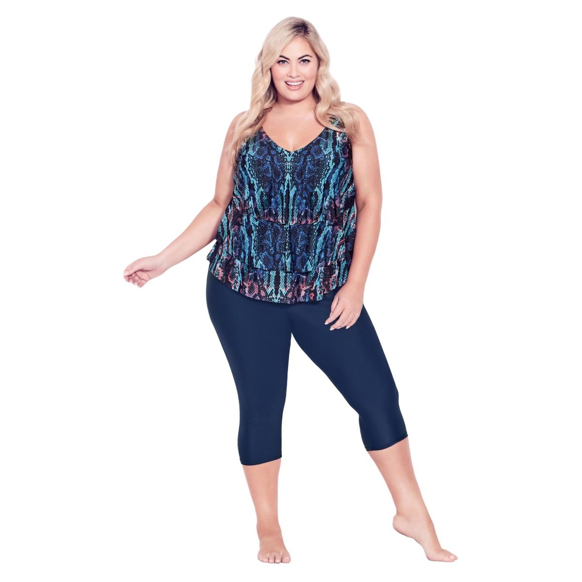 Plus Size Swim Capri