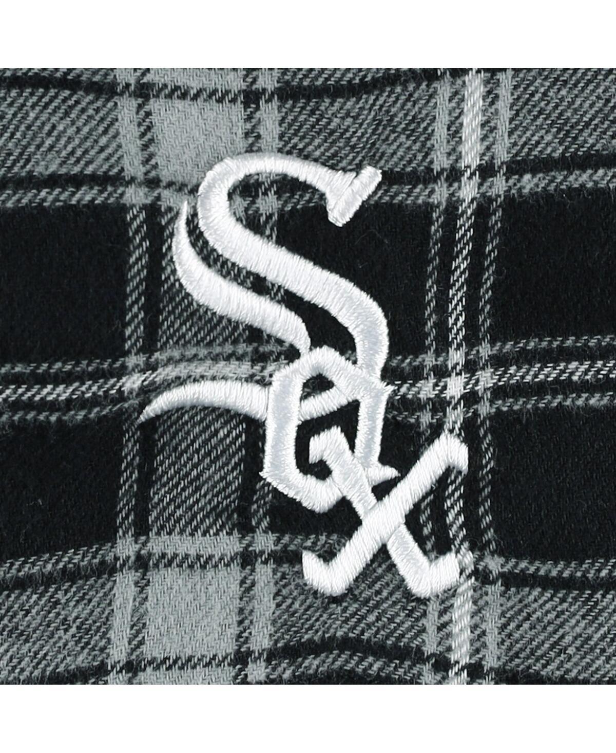 Men's Black, Gray Chicago White Sox Ledger Flannel Boxers