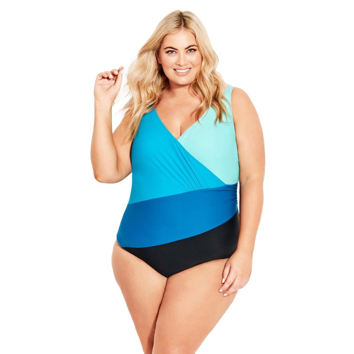 Plus Size Spliced 1 Piece