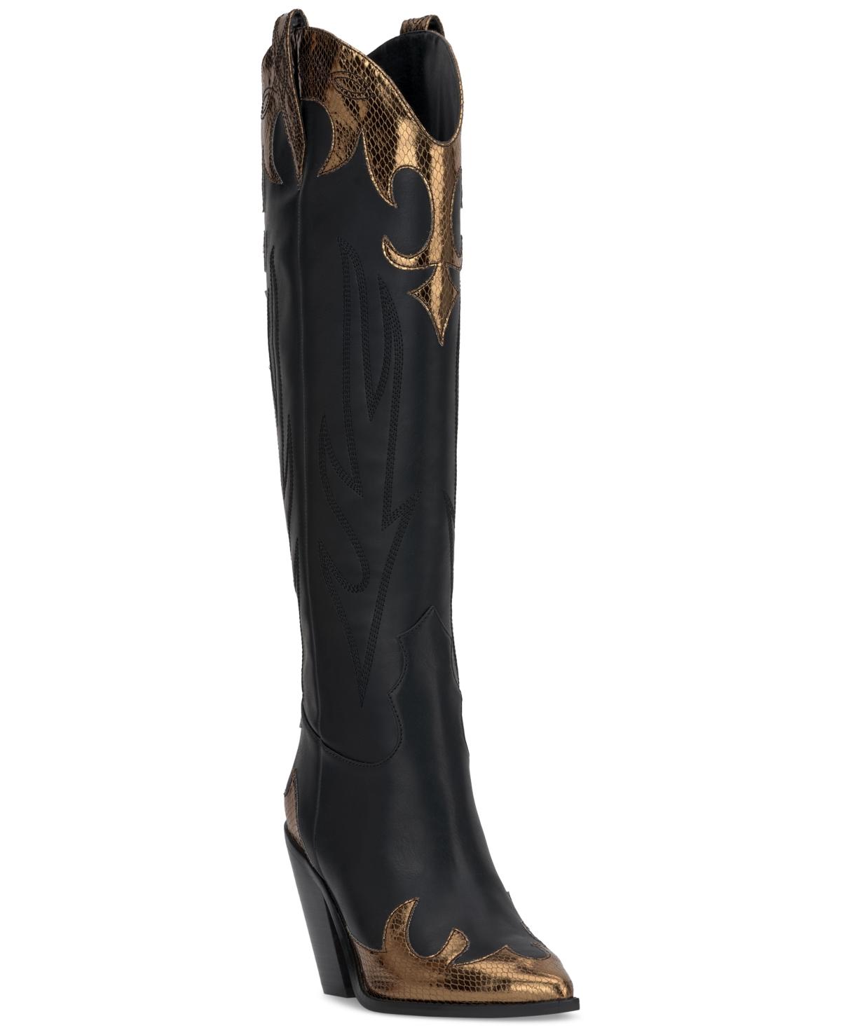 Women's Rhetta Flame Knee-High Cowboy Boots