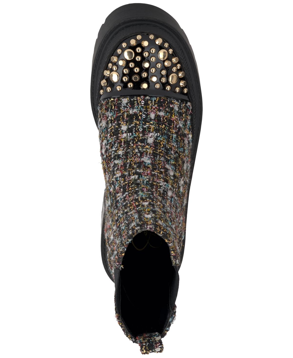 Women's Jymmie Embellished Chelsea Lug Sole Booties