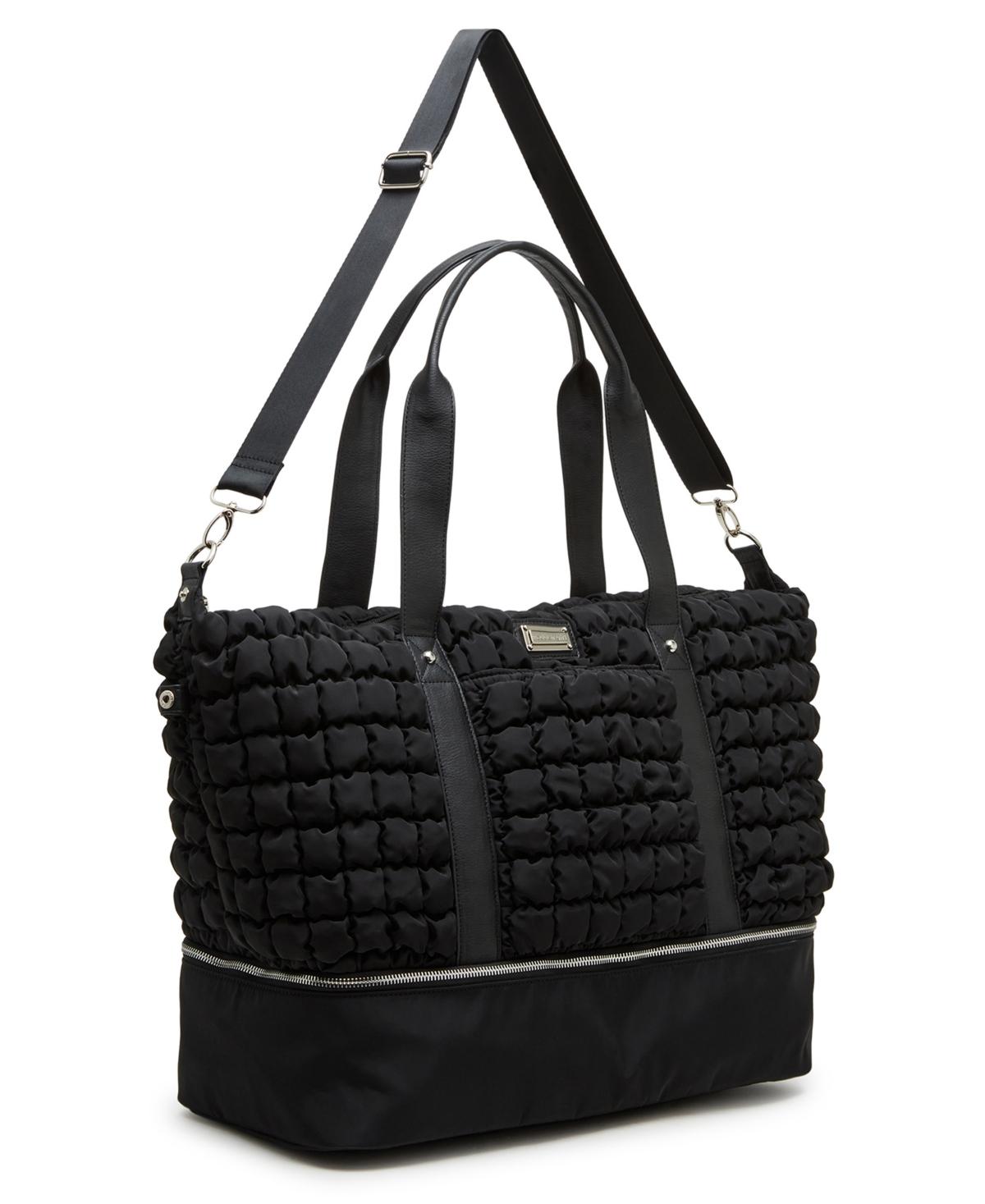 Katy Quilted Nylon Weekender Bag