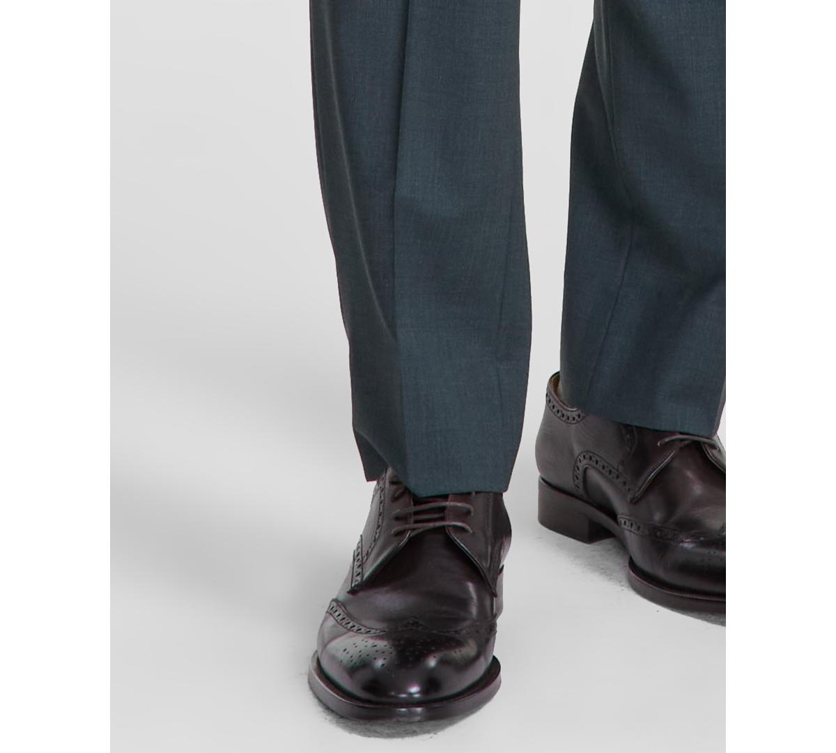 Men's Classic-Fit Wool Blend Suit Pants