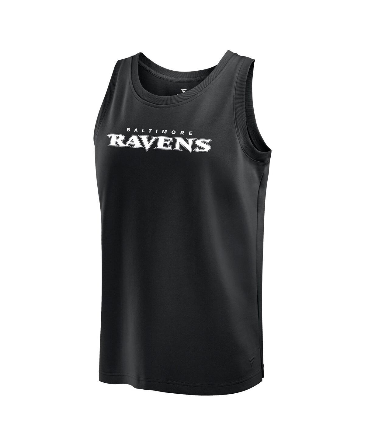 Men's Black Baltimore Ravens Elements Tank Top